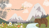 I Love the Mountains - Picture Book