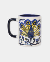 Designer Peacock Perch Mug