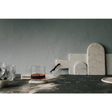 White Marble Long Serving Paddle