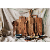 Acacia Wood Skimmer Spatula