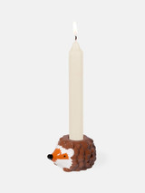 Hedgehog Forest Candle Holder