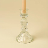 L Callista Glass Candleholder