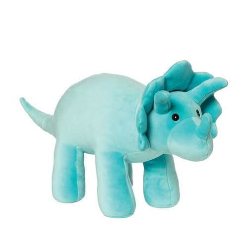 Spikes Triceratops Velvet Dino (Aqua)