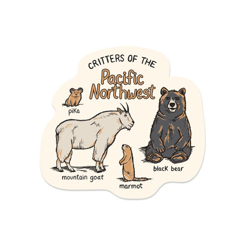 PNW Critters Sticker