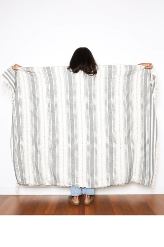 Ophelia Striped Throw