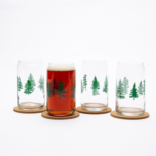 Tree Beer Can Glass