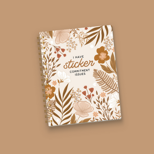 Floral Sticker Book - For Sticker Collecting