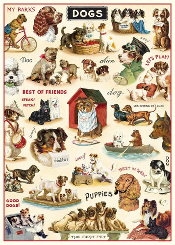 Vintage Dogs 2 Poster