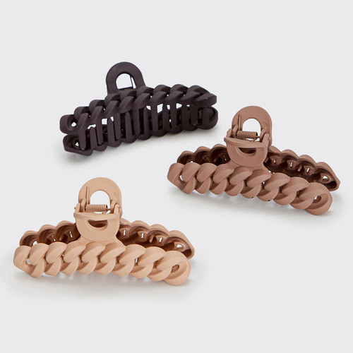 Chain Claw Clip 3pc Set