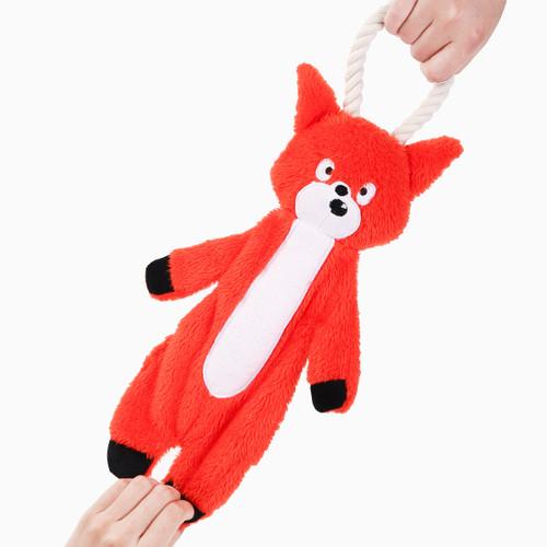 Fox Dog Rope Toy - Jumbo Animal
