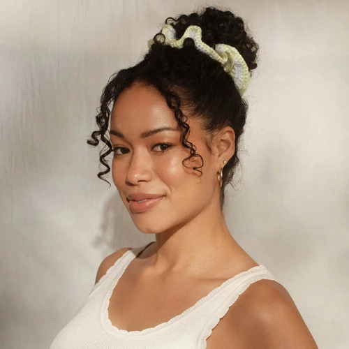 Crochet Scrunchie - Butter Yellow