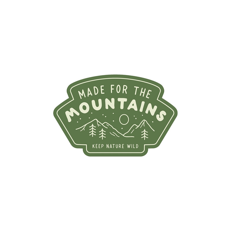 Made For the Mountains Sticker