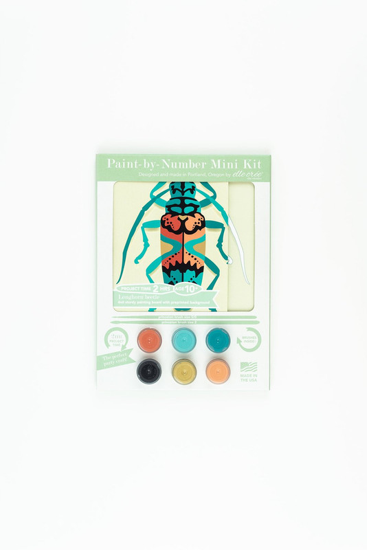 Longhorn Beetle KIDS Paint by Number Kit