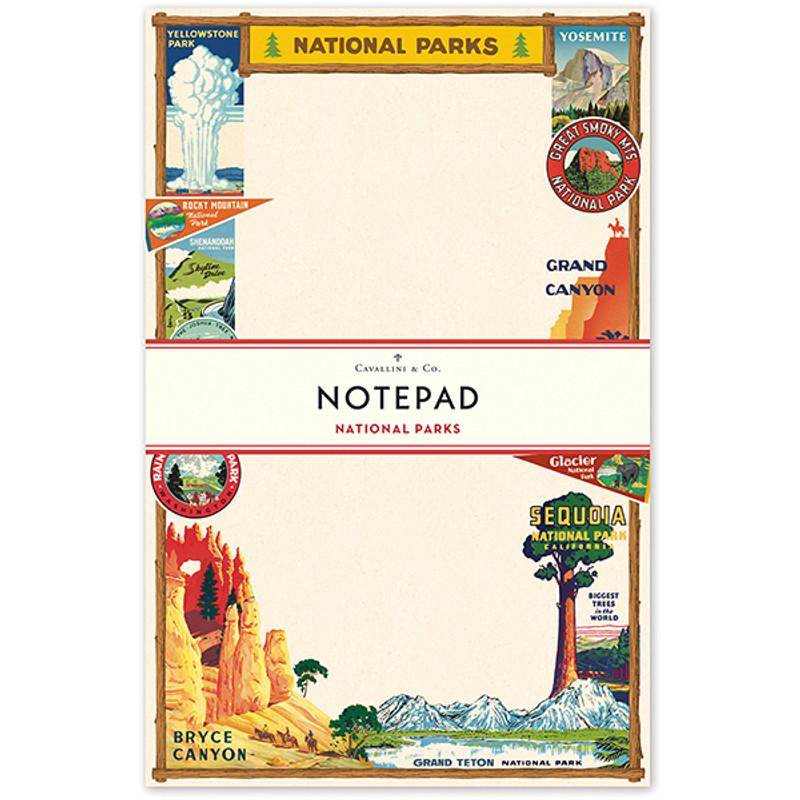 National Parks Notepad