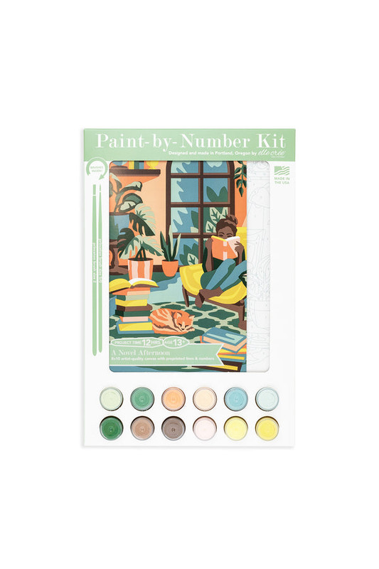 A Novel Afternoon Paint by Number Kit A Novel Afternoon Paint by Number Kit