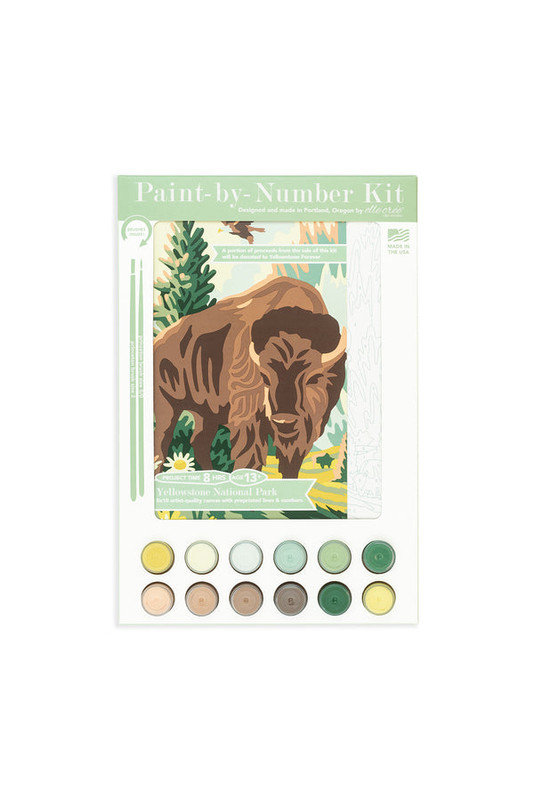 Yellowstone National Park Paint by Number Kit Yellowstone National Park Paint by Number Kit