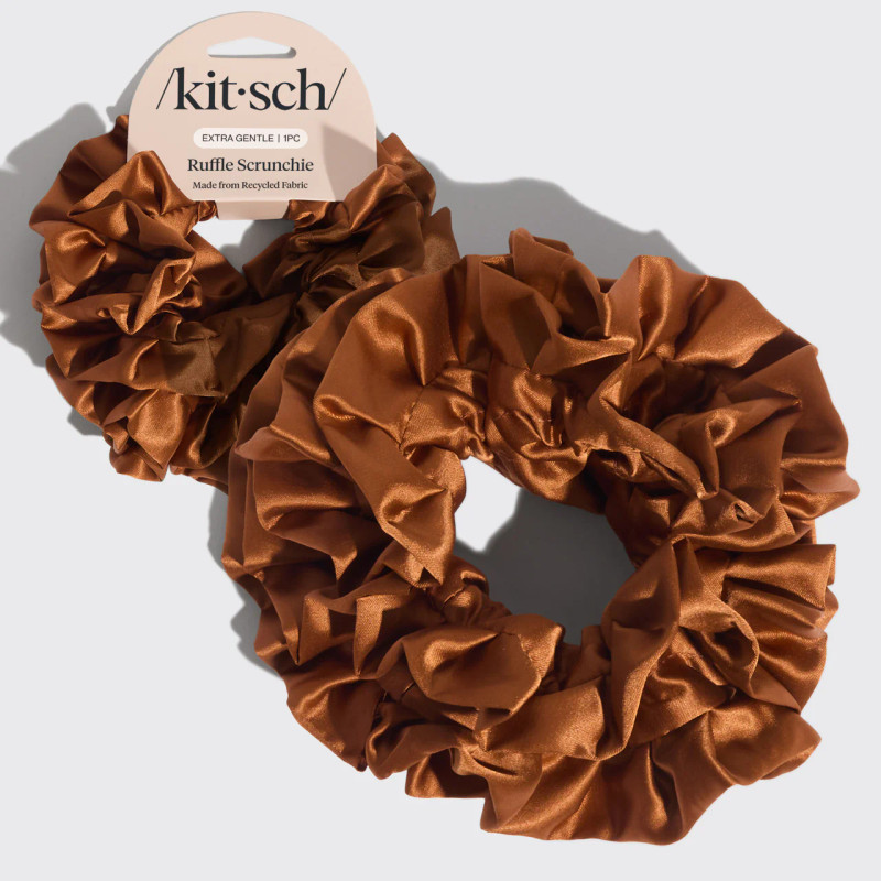 Ruffle Scrunchie - Camel(36240)