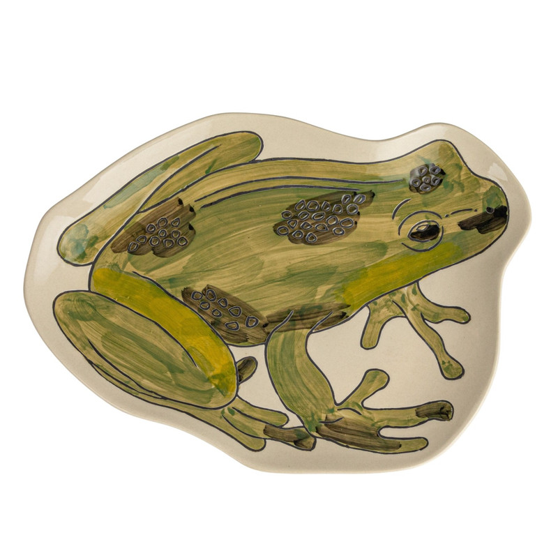 Stoneware Frog Soap Dish