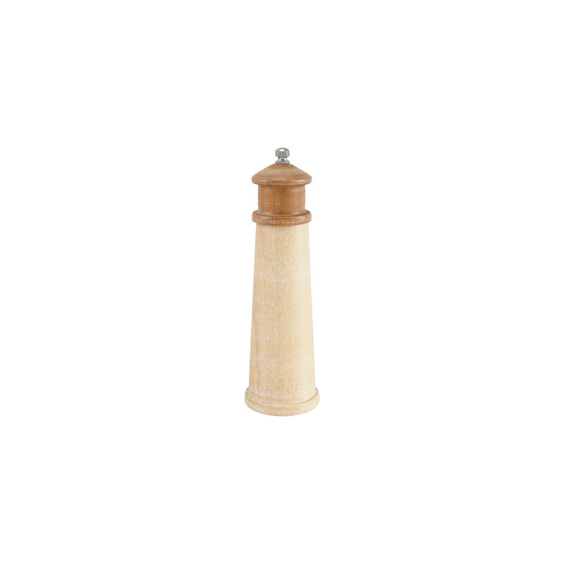 Lighthouse Rubberwood Salt & Pepper Mill