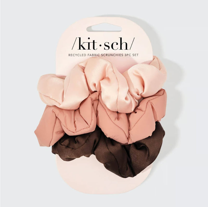 Cloud Scrunchies 3pc - Rosewood