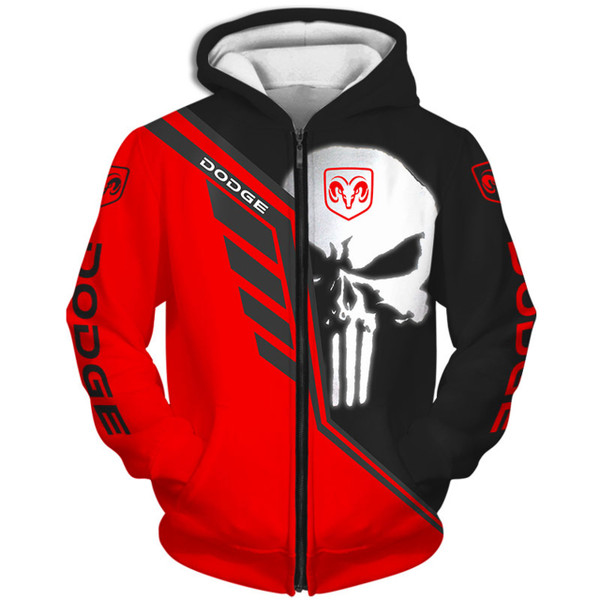 **(OFFICIAL-DODGE-RAM-ZIPPERED-HOODIES & CLASSIC-PUNISHER-SKULL/OFFICIAL-DODGE-TWO-TONE-COLORS & OFFICIAL-CLASSIC-DODGE-RAM-LOGOS/NICE-CUSTOM-3D-GRAPHIC-PRINTED-DOUBLE-SIDED-ALL-OVER-DESIGN/WARM-PREMIUM-CUSTOM-DODGE-ZIPPERED-POCKET-HOODIES)**