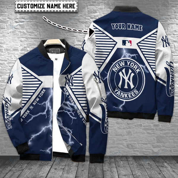 MLB.NEW-YORK-YANKEES-TEAM-SPORT-JACKETS/CLASSIC-YANKEES-TEAM-COLORS & OFFICIAL-YANKEES-LOGOS-BOMBER-JACKETS/NICE-CUSTOM-ALL-OVER-GRAPHIC-3D-PRINTED-DOUBLE-SIDED/ZIPPERED-FRONT-WARM-PREMIUM-MLB.YANKEES-TEAM-JACKETS...