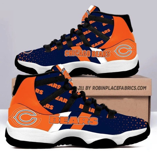 OFFICIAL-NFL.CHICAGO-BEARS-TEAM-SPORT-SNEAKER-SHOES/CUSTOM-3D-ALL-OVER-BEARS-TEAM-HIGH-TOP-DESIGN...