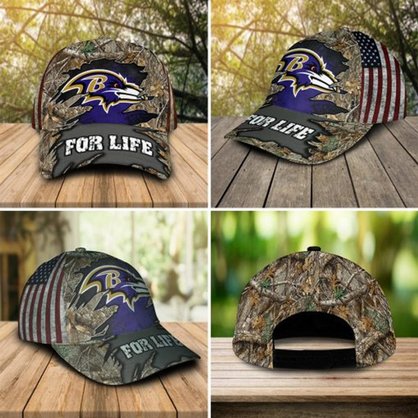 **(OFFICIAL-NFL.BALTIMORE-RAVENS-GAME-DAY-CAMO.HATS & RAVENS-FOR-LIFE-PRINTED/CUSTOM-3D-GRAPHIC-PRINTED-RAVENS-TEAM-REALTREE-CAMO.DESIGN-HATS)**