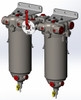 Stainless Steel FBS-14ABS Fuel/water seperator ABS/IMO