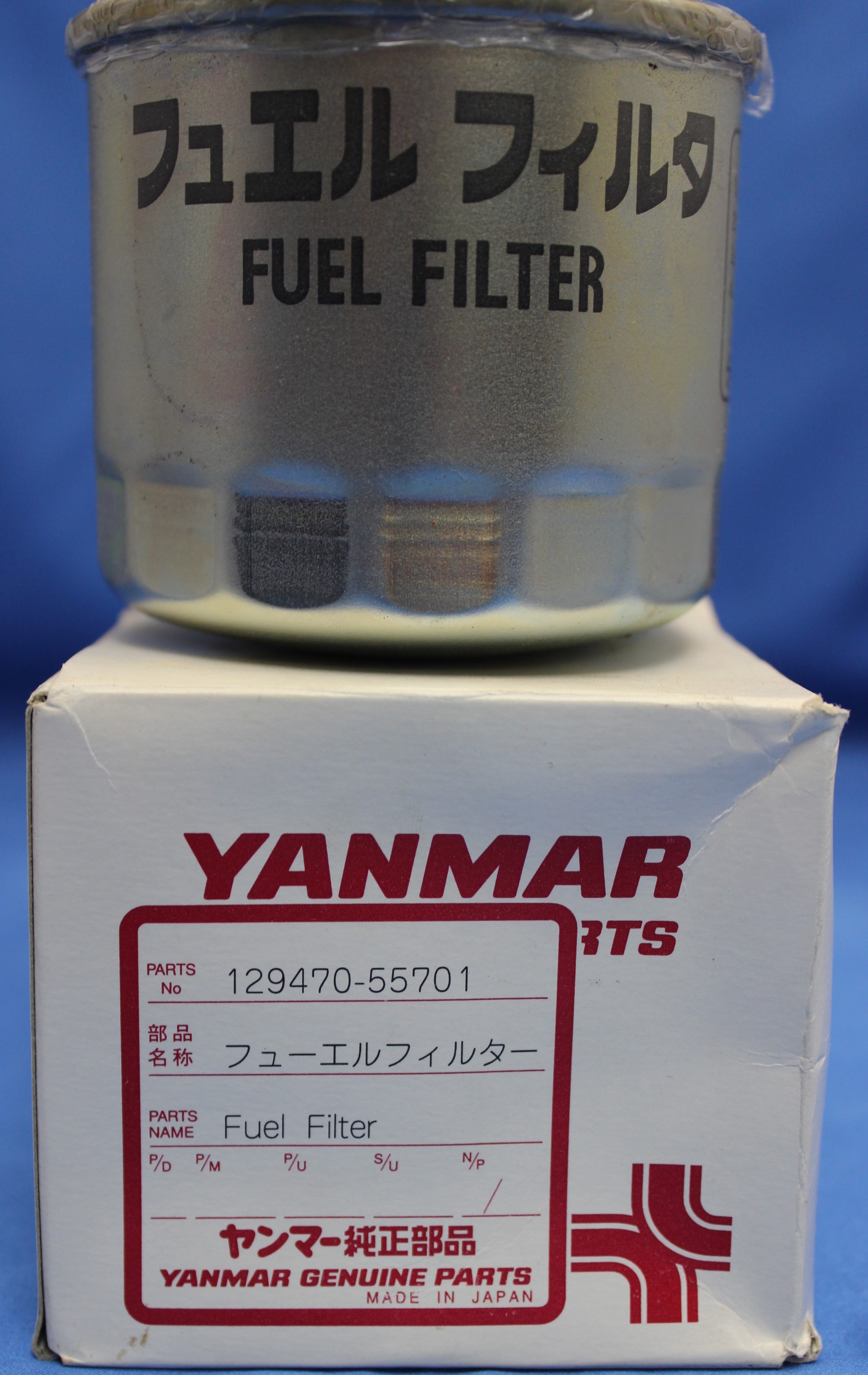Filtre à Carburant Yanmar 129470-55700 - Neuf, Stocké En Entrepôt, Fabriqué Au Japon