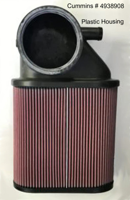 CUMMINS OEM AIR FILTER 4937908. THIS IS A PLASTIC HOUSING AND THE FILTER CAN'T BE CHANGED FROM THE PLASTIC HOUSING. YOU MUST BUY THE WHOLE ASSEMBLY FROM CUMMINS OR USE OUR MPW401132 HOUSING & MPW 401132 REPLACEABLE FILTER ELEMENT TO OUR HOUSING
Cummins plastic housing 4938908 CUMMINS OEM AIR FILTER 4937908. THIS IS A PLASTIC HOUSING AND THE FILTER CAN'T BE CHANGED FROM THE PLASTIC HOUSING. YOU MUST BUY THE WHOLE ASSEMBLY FROM CUMMINS OR USE OUR MPW401132 HOUSING & MPW 401132 REPLACEABLE FILTER ELEMENT TO OUR HOUSING
Cummins plastic housing 4938908