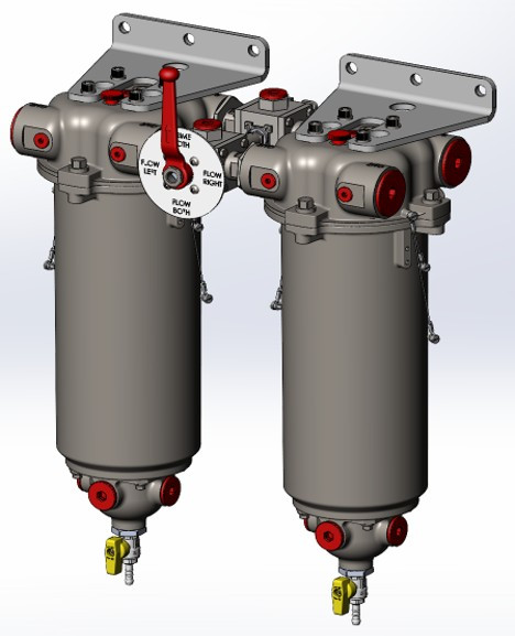 Stainless Steel FBS-14ABS Fuel/water seperator ABS/IMO