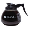 Bunn 42400.0101 Black Handle Glass Decanter 64 Oz, 42400.0101