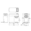 Bunn VP17-1 Low Profile Pour Over Coffee Brewer, 13300.0001