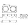 Bunn 06310.0004 WX2 Dual Coffee Pot Warmer