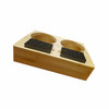 HHD BAPR2 Natural Bamboo Thermal Airpot Dual Display Rack