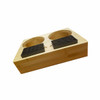 HHD BAPR2 Natural Bamboo Thermal Airpot Dual Display Rack