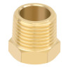 Brass Adapter Reducer Bushing 3/4" MPT x 1/2" FPT, BU128