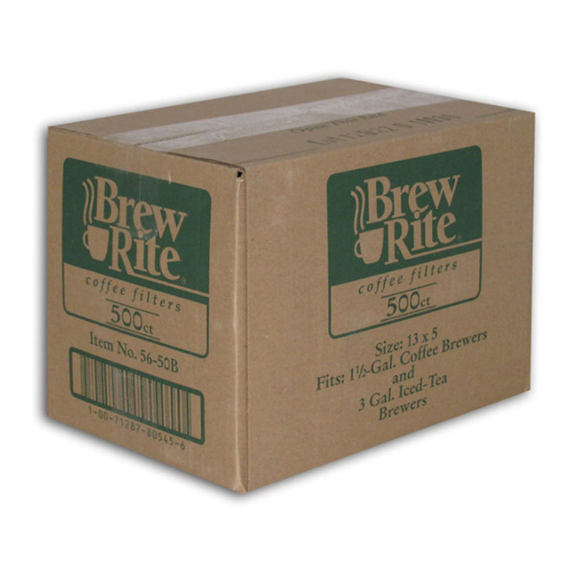 Coffee Filter Brew Rite Case 13X5 500CT