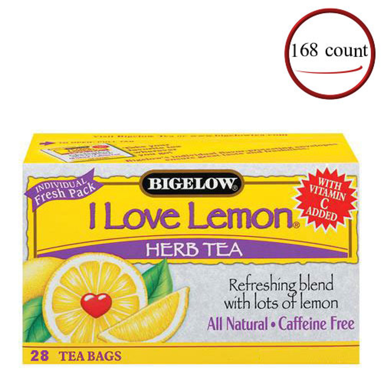 Bigelow Lemon Lift Tea Bags - 28/Box