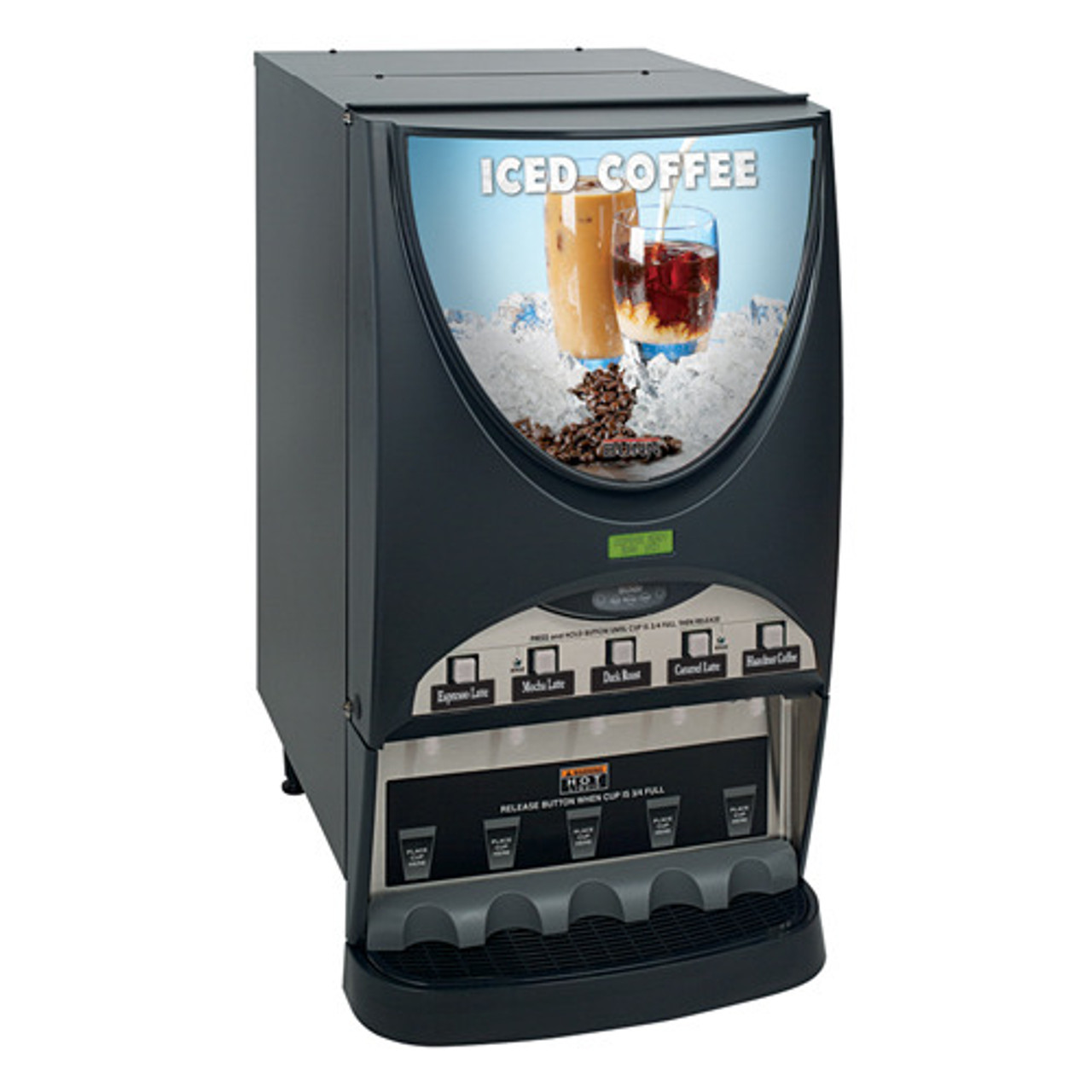 Bunn 38100.0003 iMIX-5S+ Silver Series (5) 8 lbs. Hoppers Hot Beverage Dispenser