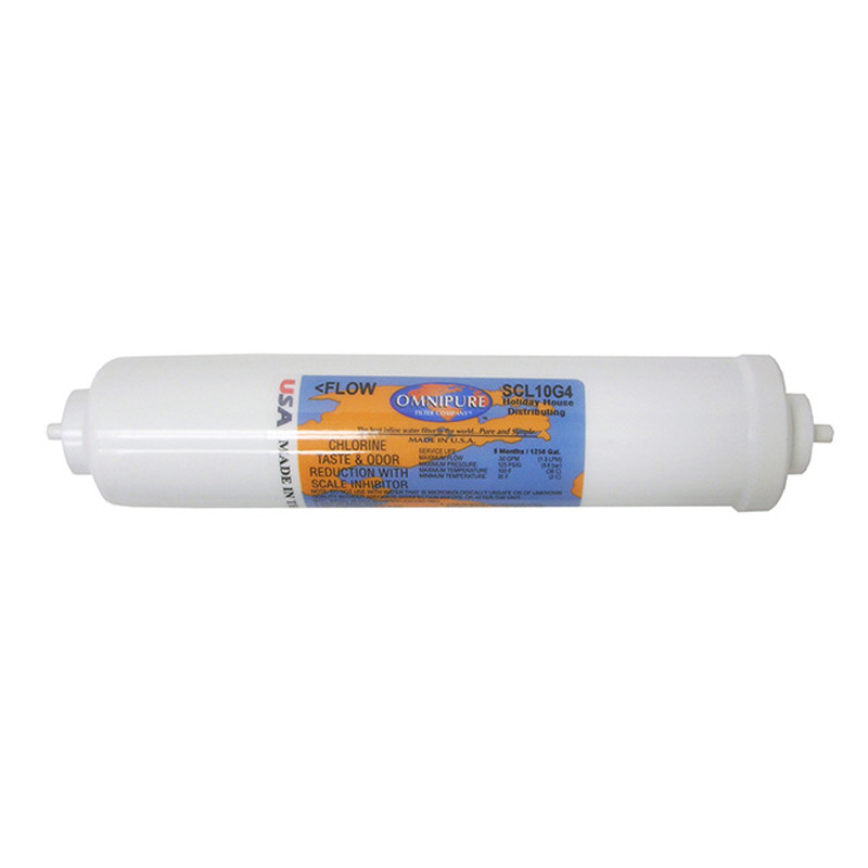 Omnipure Inline Water Filter + Scale Inhibitor 1/4