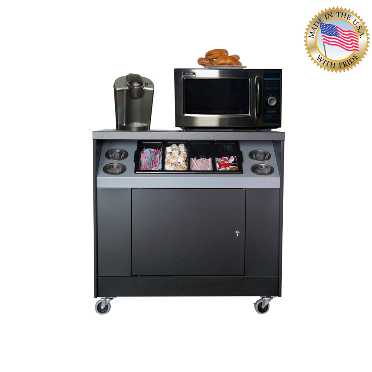 All State OCS 360 Office Coffee Stand office coffee cabinet