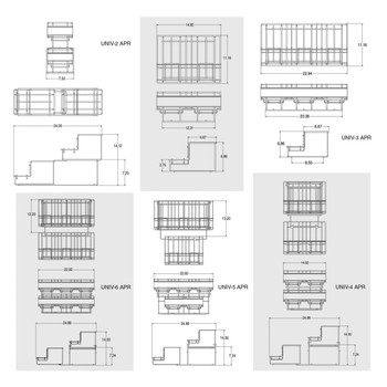 Bunn Universal 2 Coffee Airpot Display Rack, 35728.0001