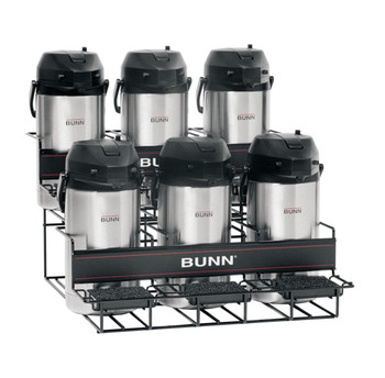 Bunn Universal 6 Coffee Airpot Display Rack, 35728.0005