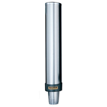 San Jamar C3500P Large Stainless Steel Cup Dispenser