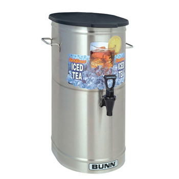 Bunn TDO-4 Cylinder Style Dispenser with Solid Lid