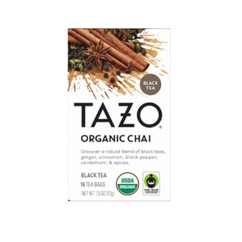 Tazo Organic Chai Black Tea Bags 96 Bags, 000000000068782251