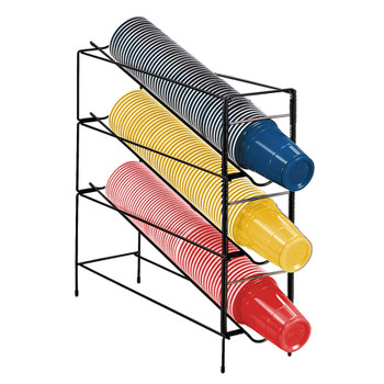 3 Selection Vertical Wire Rack Cup Dispenser, VCD3