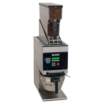 Bunn 20580.0001 LPG Low Profile 6 lb. Single Hopper Grinder - 120V